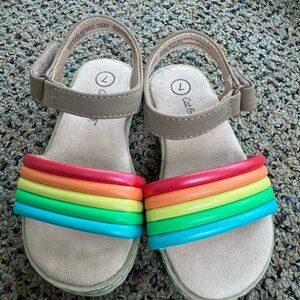Cat & Jack Rainbow Sandals